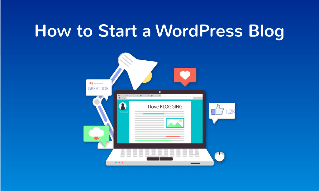 how to start a wordpress blog