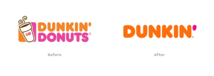 Dunkin Donuts rebranding