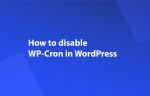 disable WP-Cron WordPress