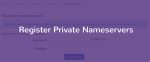 register private nameservers
