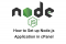 How to Set up Node.js Application in cPanel