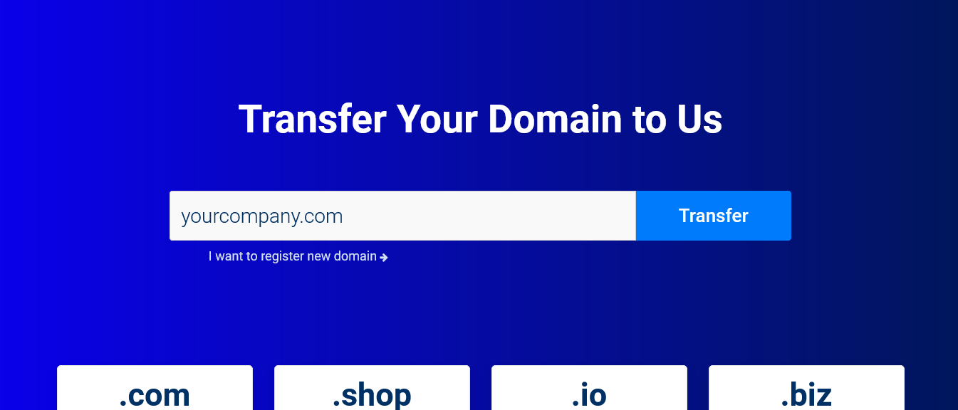 VernalWeb Domain Transfer